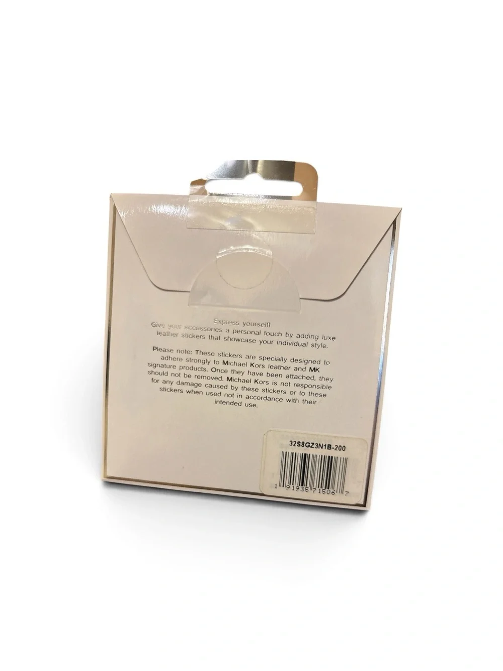 Michael Kors Silver Star Bag Charm with Brown MK Phone Pocket Set NWT